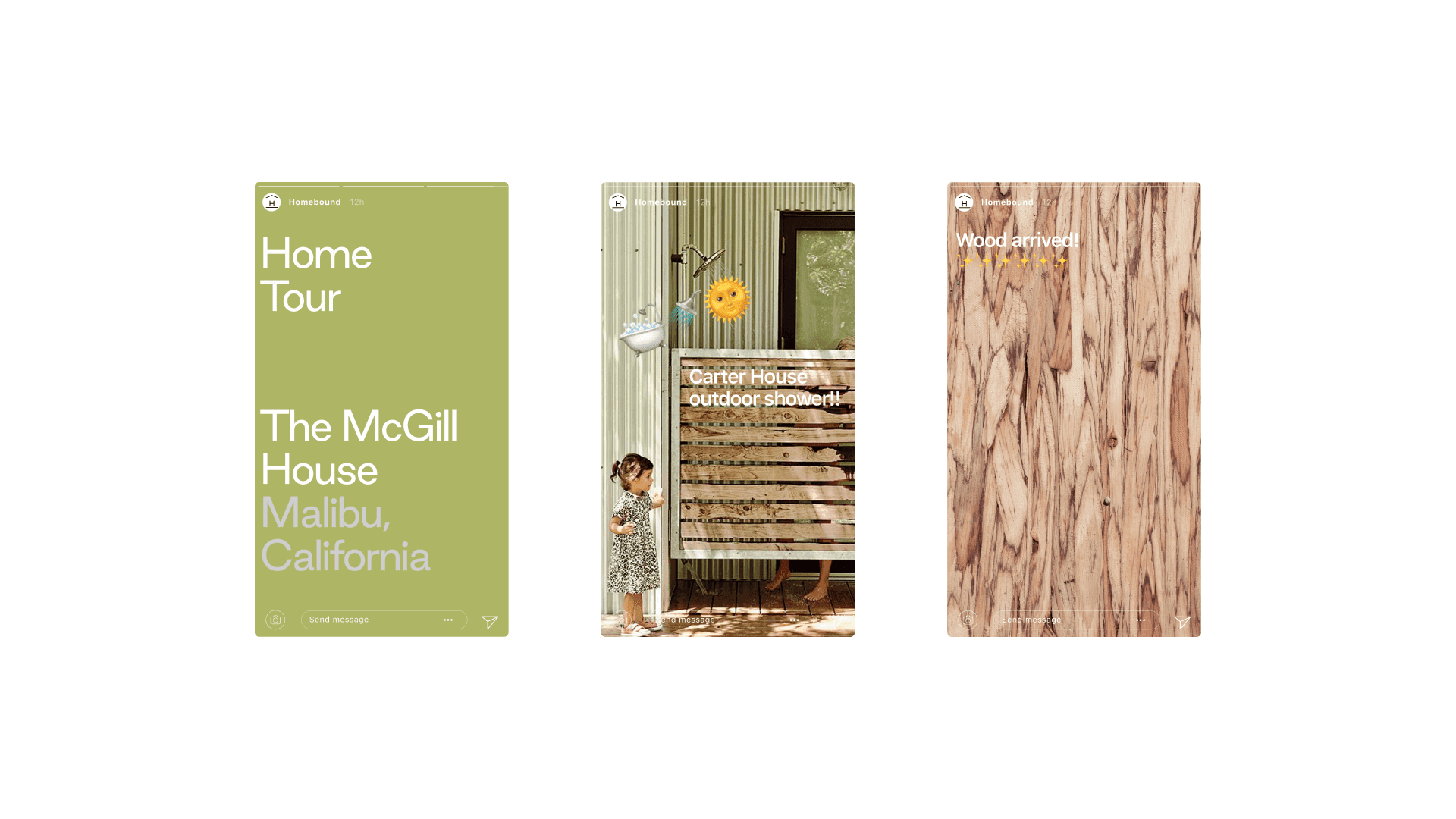 Homebound Social screens