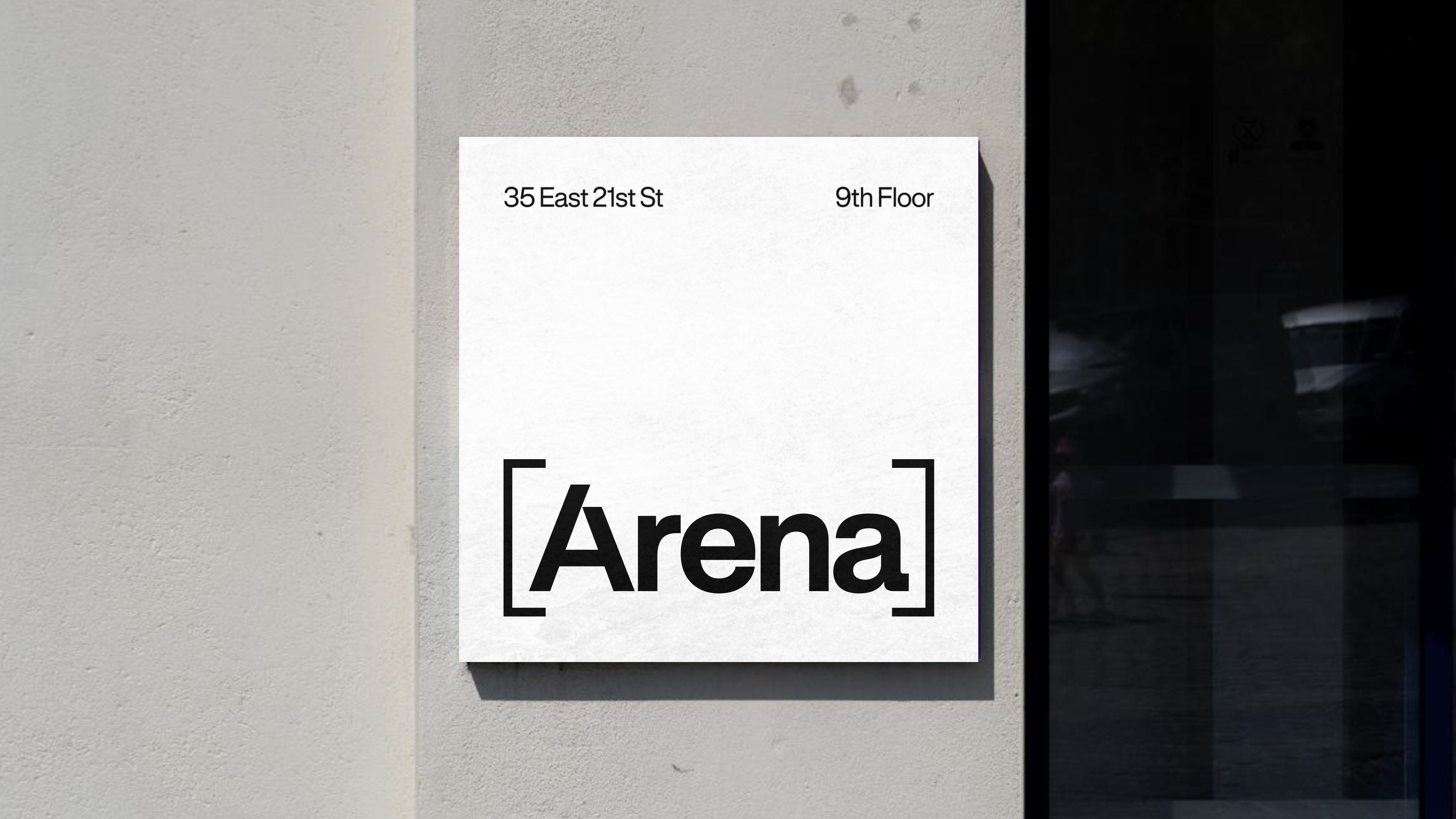 Arena signage