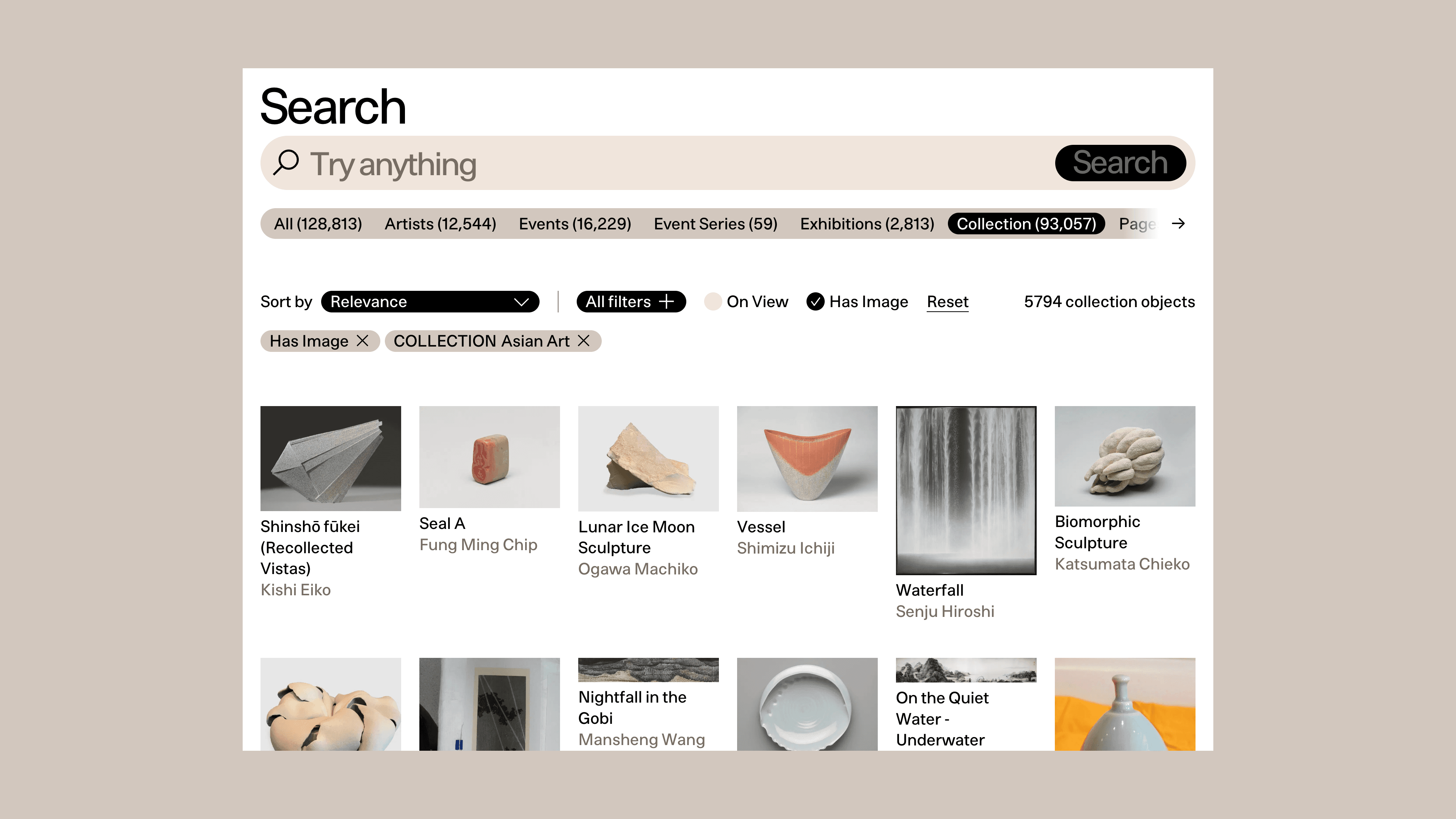 Collection object search.
