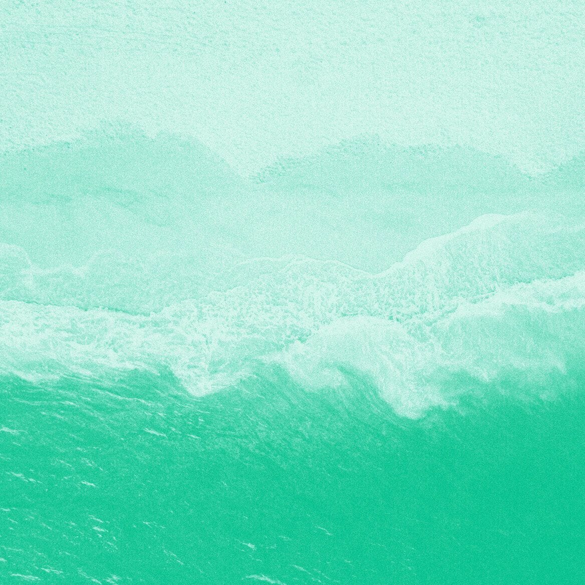 Photo of a wave with applied by Humankind brand filter