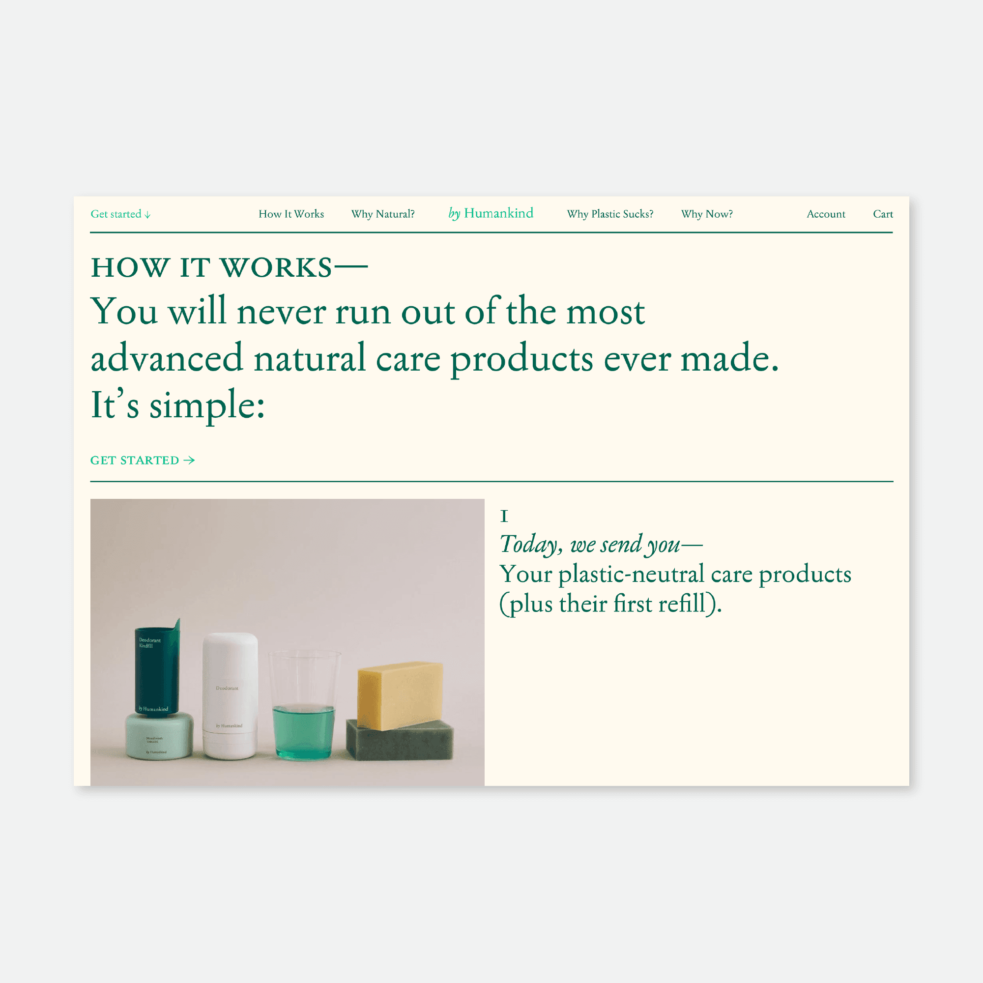How it works page