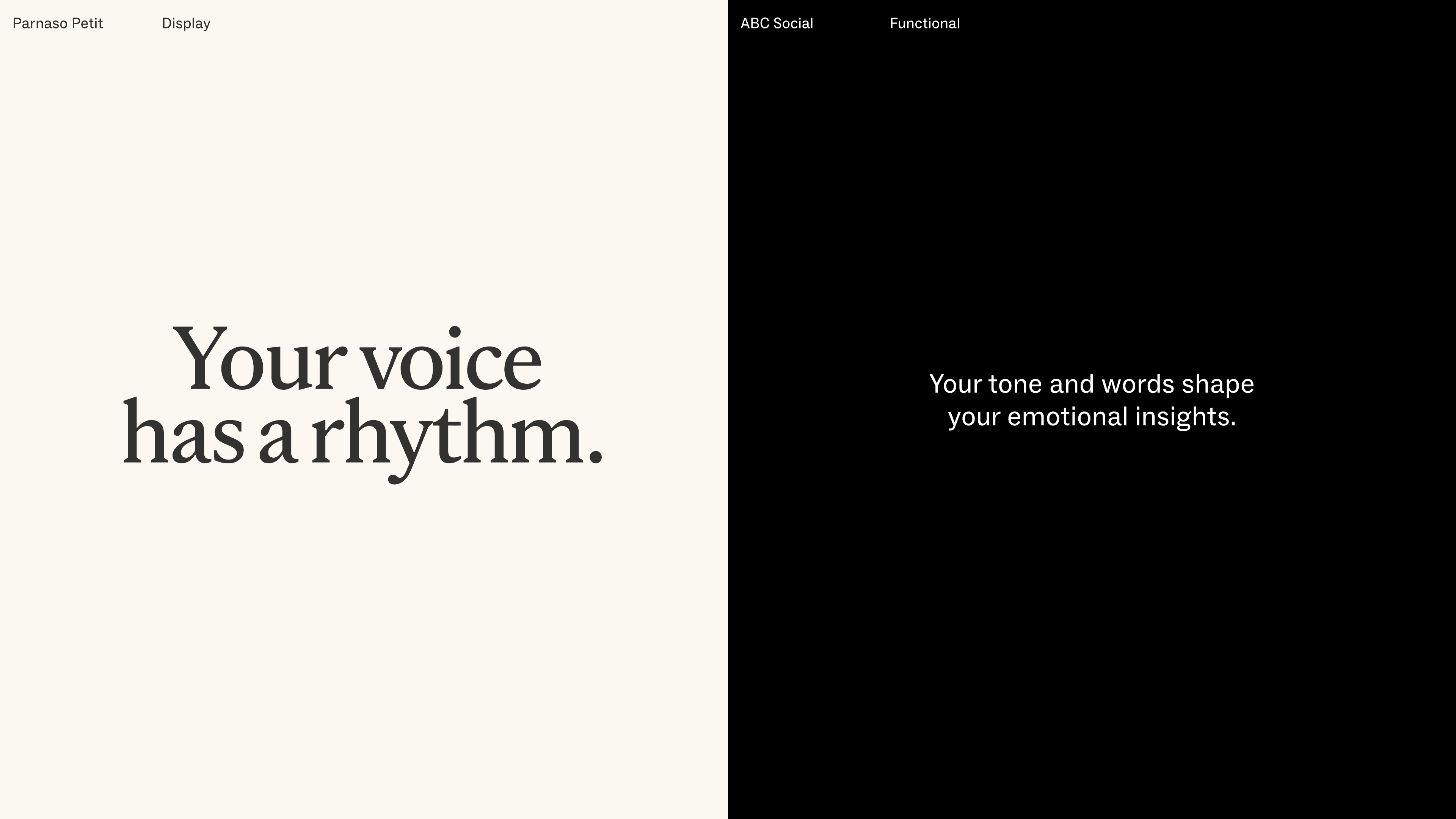 Brand typography