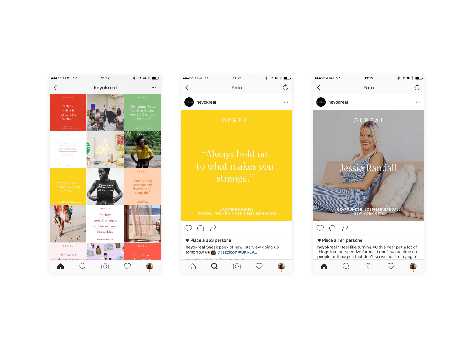 Social media feed