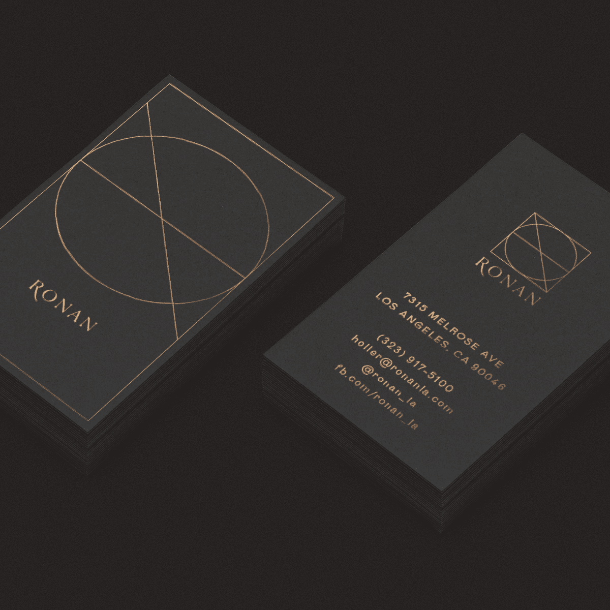 Ronan business cards