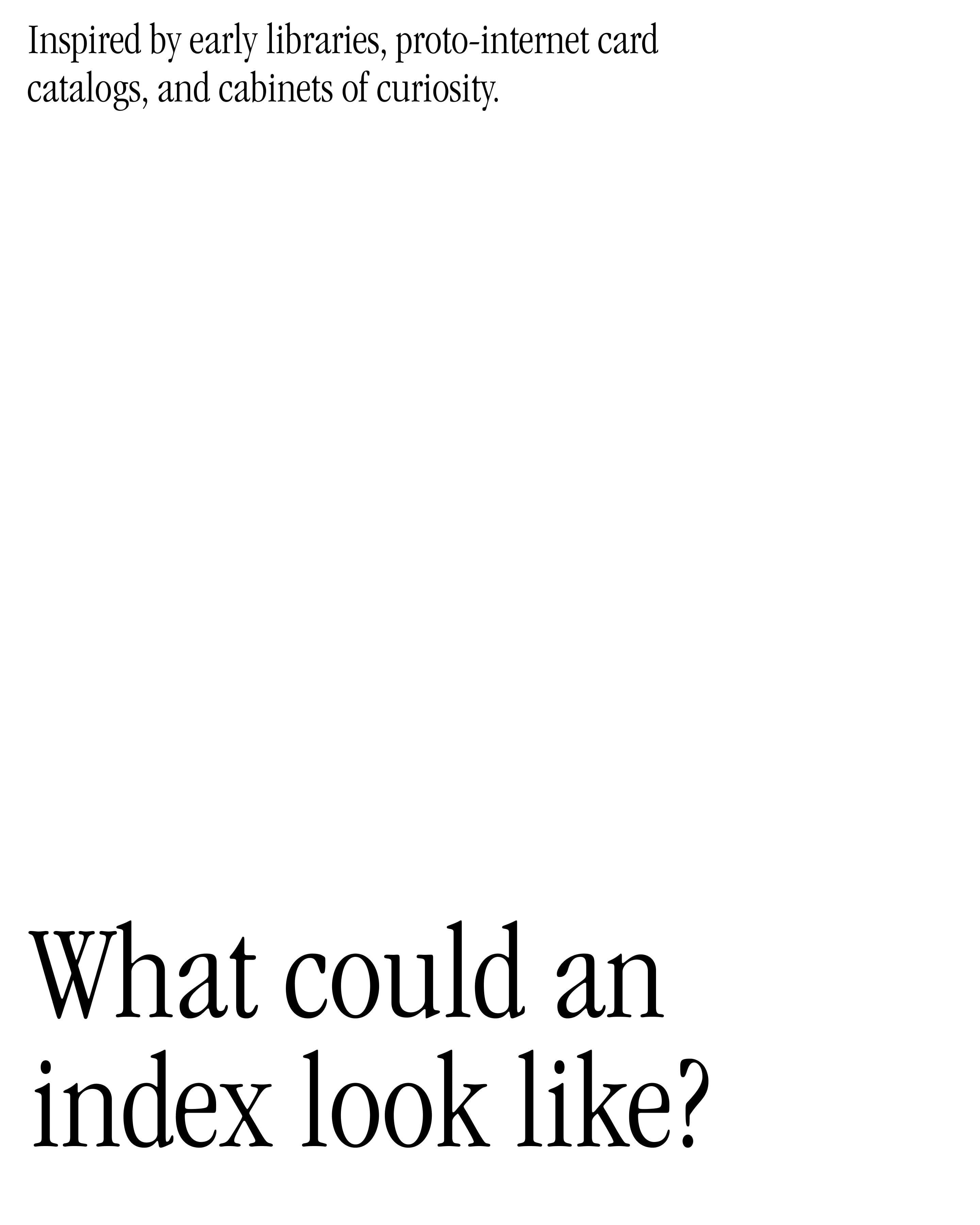 Index - Inspiration 2