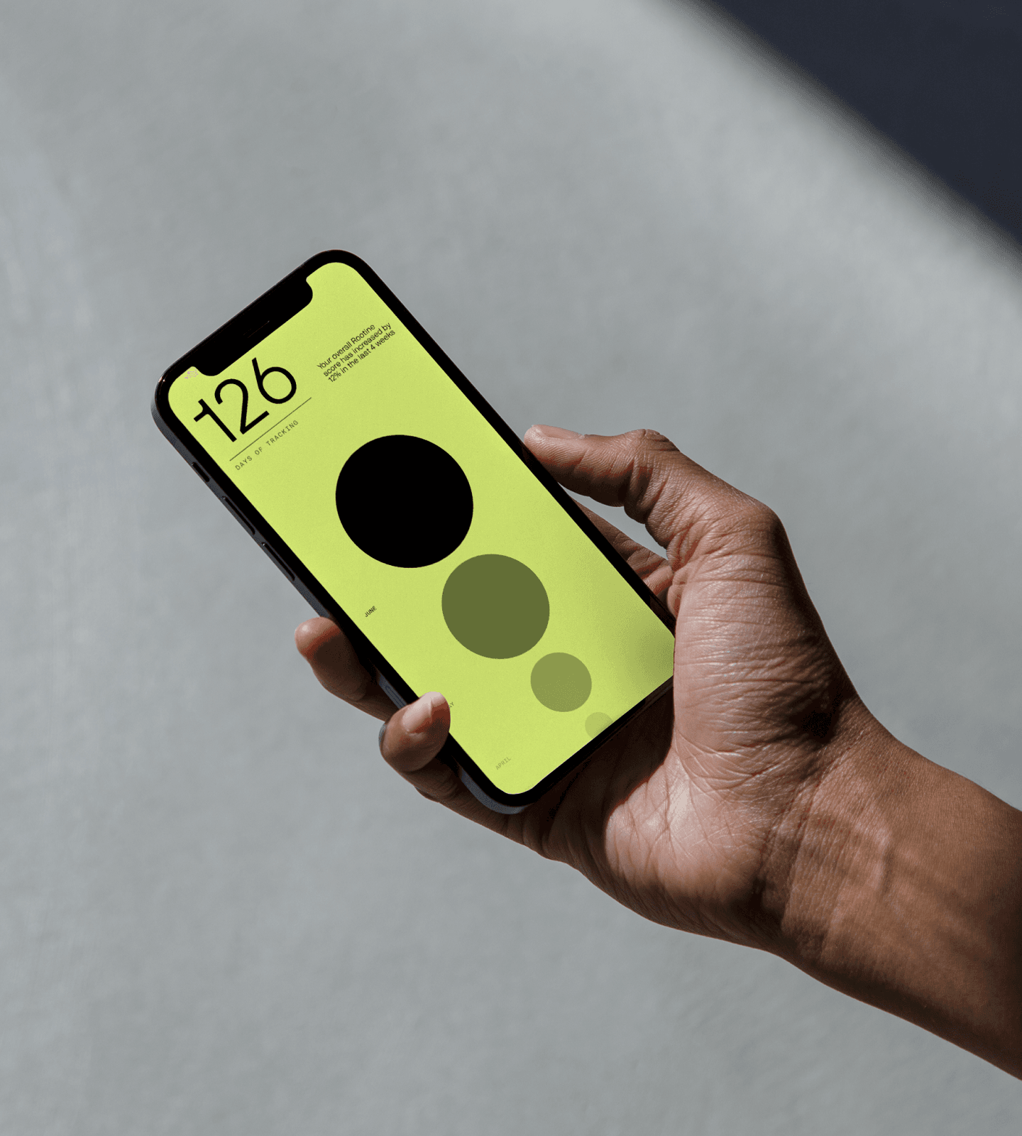 Rootine tracking interface