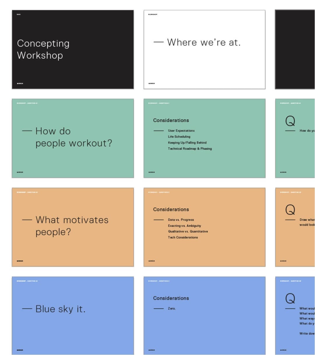 Mirror Workshop Slides