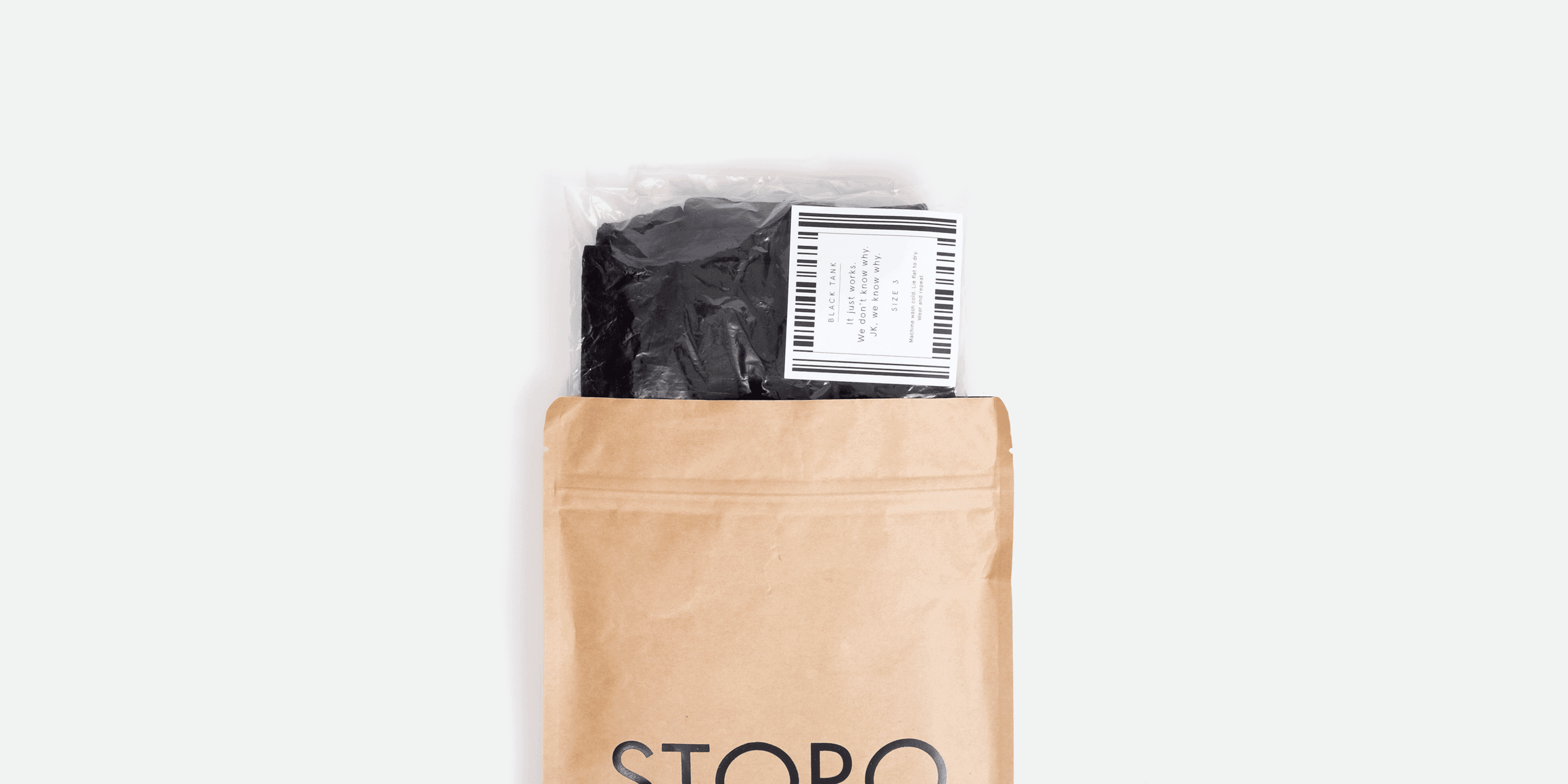 Top view of Storq package