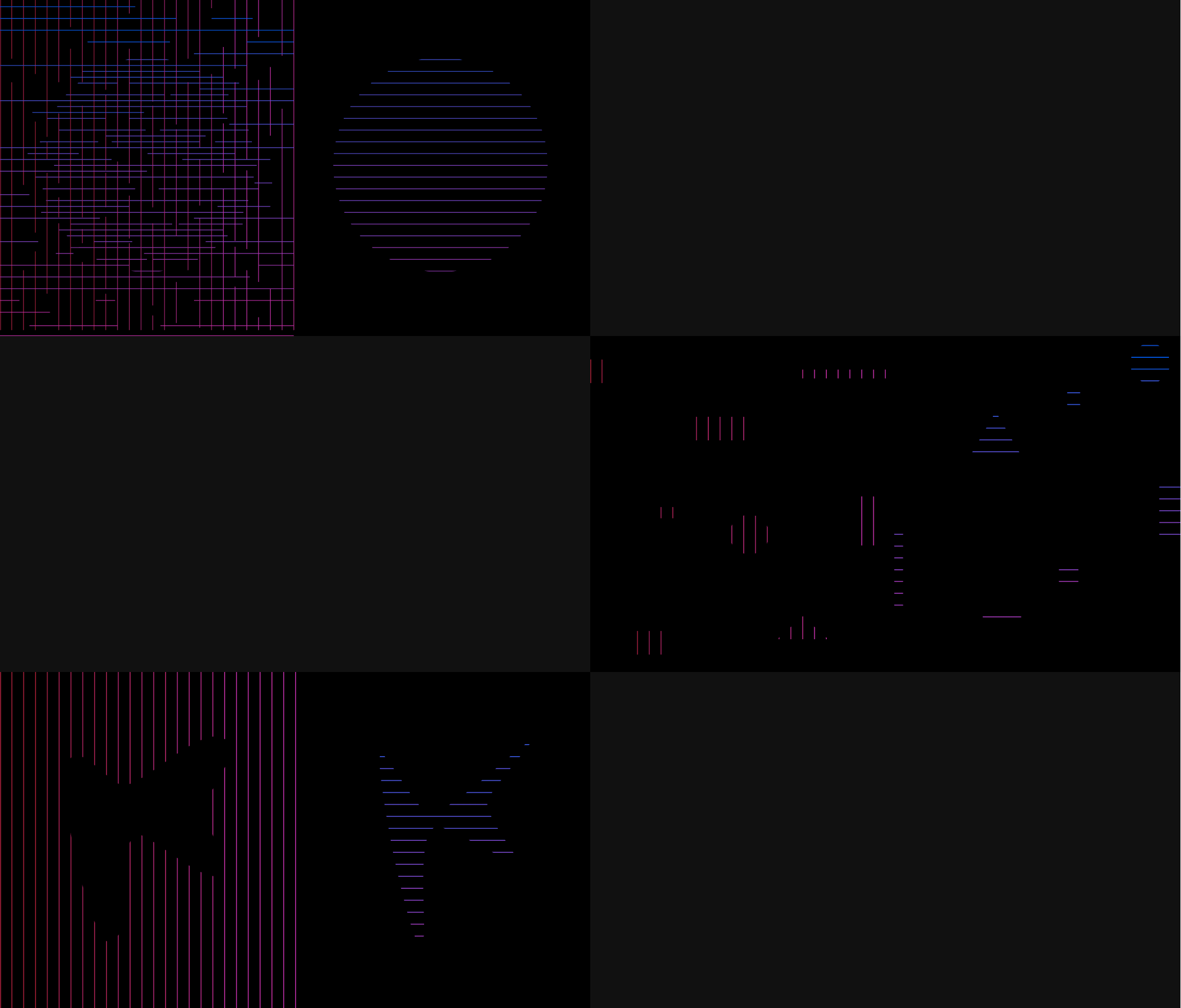 Grid of MIT-IBM category illustrations in pixelated brand-color blocks: an audio waveform, a cone, a sphere, abstract scenes, and silhouetted shapes.