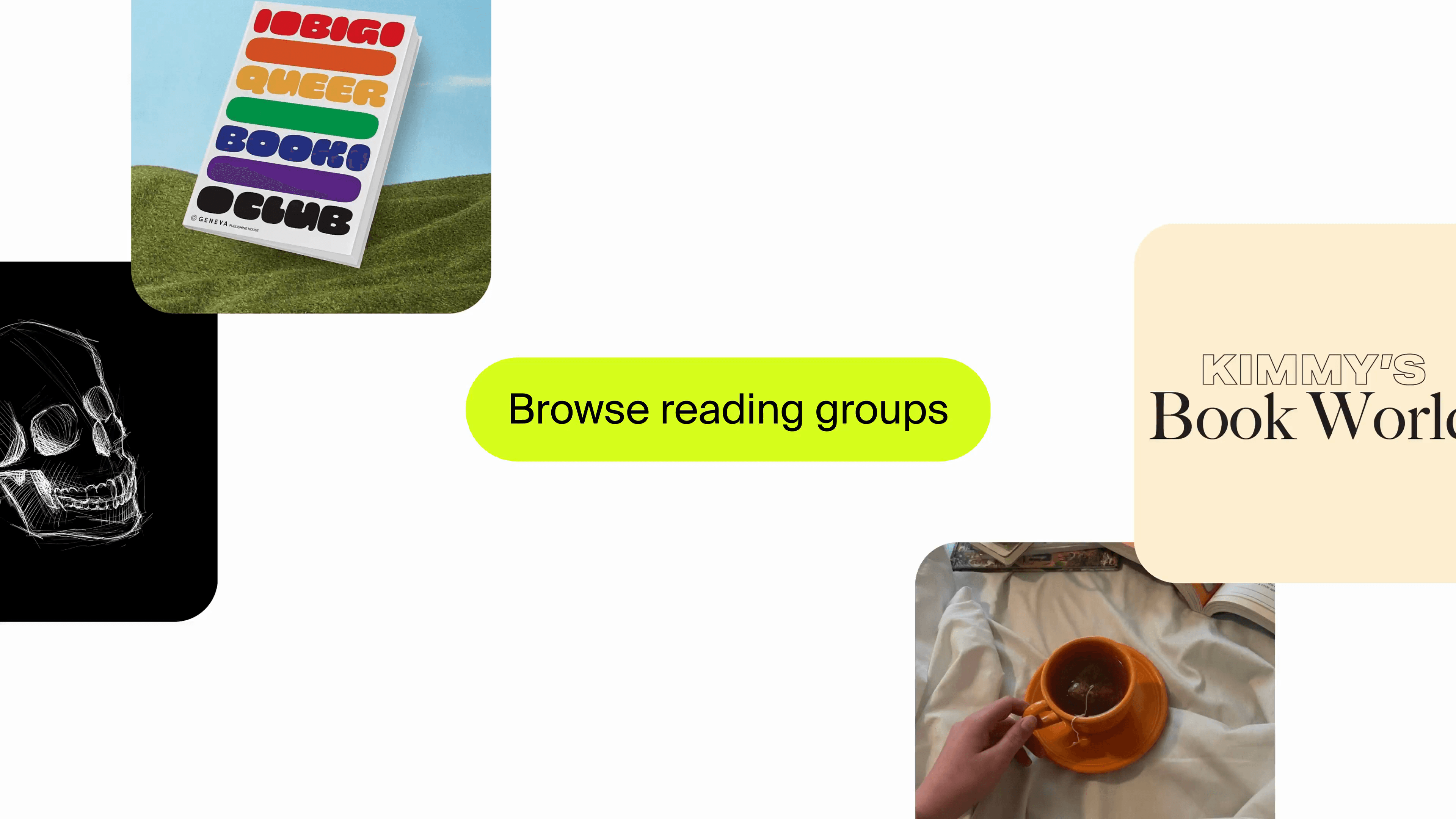 An animation of avatars of 3 different Geneva group types to browse through